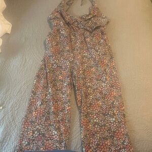 Tea Collection Multicolor Floral Kids One Piece